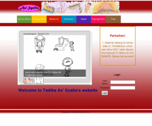 assyafia.com: Tadika As' Syafia
Website of Tadika As Syafia