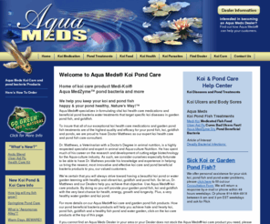 koidiseaseinfo.com: koi pond care disease treatment medication pond beneficial bacteria and koi health | aquameds.com
We have the answers to your koi and water garden pond fish health care, diseases, koi medications, koi parasite treatment and pond bacteria questions.