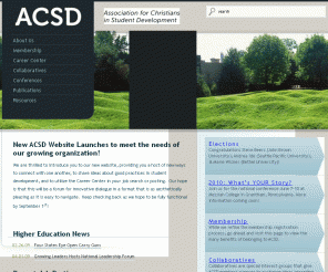 acsd.org: Association for Christians in Student Development
