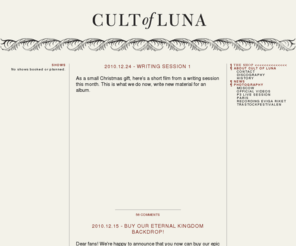 cultofluna.com: Cult of Luna
