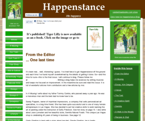 happenstancelifehappens.com: Welcome To Happenstance, life happens
Happenstance editor Sharon Vander Meer