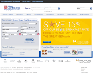 hiltongardeninn.com: Hilton Garden Inn Hotels - Official Site HGI.com
Everything. Right where you need it at Hilton Garden Inn hotels around the world. Book online today to enjoy our special deals, best rates, HHonors rewards and much more. Our best rates. Guaranteed.