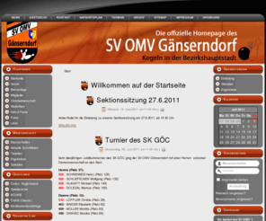 kegelverein-gaenserndorf.at: SV OMV Gänserndorf - Sektion Sportkegeln
