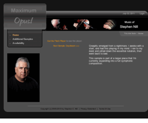 maximumopus.com: Maximum Opus - The Music of Stephen C. Nill
Maximum Opus - The Music of Stephen C. Nill