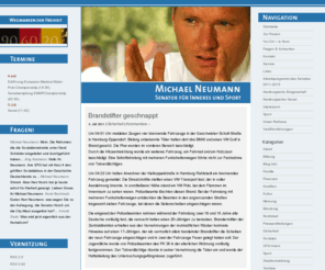 neumann-hamburg.de: Michael Neumann » Senator für Inneres und Sport der Stadt Hamburg
Michael Neumann ist der Senator für Inneres und Sport der Stadt Hamburg