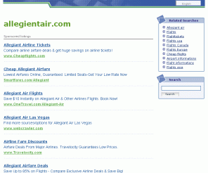 allegientair.com: Allegientair.com - 	allegiant air Resources and Information.
