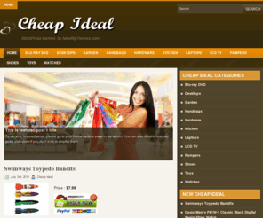 cheapideal.com: Cheap Ideal
We Sale Cheap Ideal. You Can Buy Cheap Ideal Here.