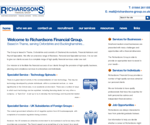 richardsons-group.co.uk: Richardsons Financial Group - Chartered Accountants, Financial Advice and Payroll Services
The Richardsons Financial group is based in Thame, Oxfordshire and consists of Chartered Accountants, Financial Advisers and Payroll Specialists.