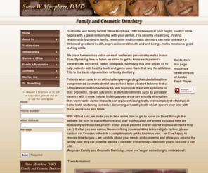 stevemurphree.com: Huntsville Dentists Steve Murphree, DMD - Family and Cosmetic Dentistry, Dental Implants & Teeth Whitening
Huntsville Dentists Dr. Steve Murphree, DMD has a family, cosmetic, restorative and teeth whitening dental practice located in Huntsville, alabama.