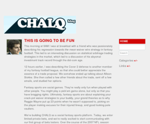 chalq.info: CHALQ Blog
CHALQ Blog - 