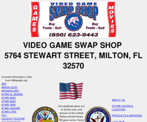 escambiagamesters.com: Welcome to VIDEO GAME SWAP SHOP
At Video Game Swap Shop you can find rare video game titles, vintage to new. We carry dvds, game consoles, games, and accessories for Atari to Playstation 3. Come see us for all your gaming needs.