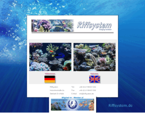 riffsystem.net: Home
Ihr Spezialist für Riff-Aquaristik und Wasseraufbereitung