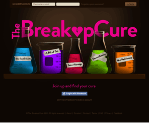 breakupremedy.com: The Breakup Cure
Offering a superior dating experience, The Breakup Cure is the worlds first community where the standard of dating is decided by YOU.