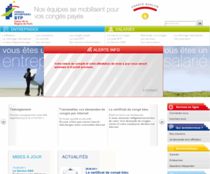 cibtpparis.net: Accueil :: www.cibtp-paris.fr
cibtp-paris : Congés Intempéries BTP - Caisse de la Région de Paris