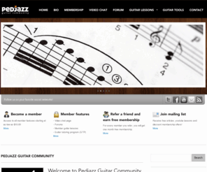 pedjazz.com: Online Guitar Lessons (Warning: It's Easier Than You Think)
Simple, Easy Online Guitar Lessons To *Actually* Help You Learn The Guitar ★ Video Chat ★ Forum ★ Video Tutorials & More