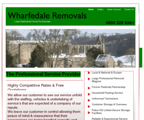 wharfedaleremovals.com: wharfedale removals | ilkley removals | removals companies in wharfedale | removal companies in ilkley | removals in skipton | removals in bradford | removals in leeds
Wharfedale's Premier Removal Company. Call today for a no obligation quotation...0800 328 6361...