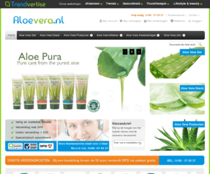 aloe-vera.eu: Aloë Vera | Aloë Vera Bestellen | Aloe Vera Kopen
Aloevera.nl bestaat sinds 1998, en was de eerste Aloe Vera leverancier van Nederland. Hier vindt u 100% pure Aloe Vera voor een optimale gezondheid!