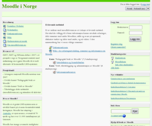 moodleforum.no: Moodle i Norge
HiNT, HiST og HiNesna deltar i 2007 i et prosjekt i regi av Norgesuniversitetet med målsetning om å gjøre Moodle til et reelt alternativ til komersielle LMS-systemer.