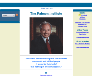 ralphpalmen.com: The Palmen Institiute, Speaker, speaker books, Employment, job search, Hire, Speaker
Motvational Speaker , Employment Siminars , Hire Right 