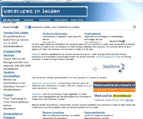 vacatures-leiden.nl: Vacatures Leiden, voor vacatures in Leiden- Vacatures Leiden
Vacatures Leiden, voor vacatures in Leiden, vind ook de vacatures die je zoekt op Vacatures-Leiden.nl