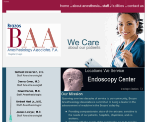 brazosaa.com: Brazos Anesthesiology Associates >  Home
Brazos Anesthesiology Associates