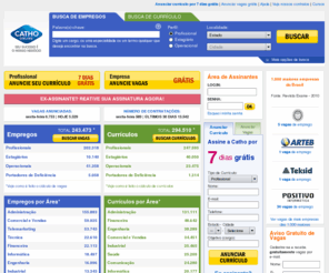 catho.com.br: Empregos, currículos e vagas de emprego | Catho Online
Com mais de 200 mil vagas de emprego e mais de 240 mil currículos, a Catho Online é o maior site de classificados de vagas e currículos da América Latina de acordo ao Alexa.