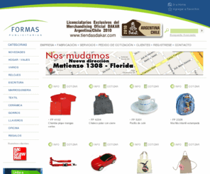 formaspublicitarias.com: Merchandising. Formas Publicitarias, Articulos Promocionales
Merchandising. Formas Publicitarias, Articulos Promocionales; Desarrollamos el producto que mejor resultado le da a su marca.