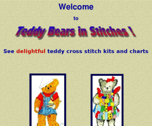 jelliart.com: Teddy Bears In Stitches by Jelli Art Gallery!!
Adorable cross stitch teddy bear kits and charts by The Jelli Art Gallery. Links to other cross stitch and bear sites.