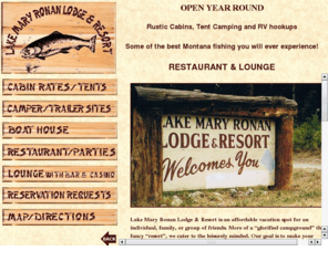 Flathead Lake Lodge on Com  Lake Mary Ronan Lodge   Resortin Northwest Montana  Lake