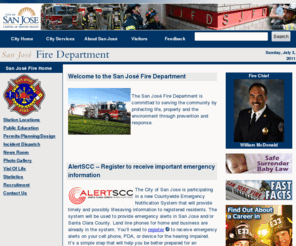 sjfd.org: Welcome to the San Jose Fire Department
City of San Jose, San José Fire home page