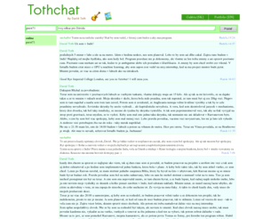 tothchat.com: TOTH CHAT
TOTH CHAT je interaktivny osobny dennik Davida Totha