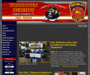 yorktownfire.com: Yorktown Heights Engine Company #1 - Westchester County, NY
Welcome to the Official Website of the Yorktown Heights Engine Company #1