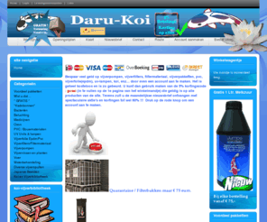 daru-koi.com: Daru-Koi - Home
Begeleidende webshop/winkel met speciaal vijverassortiment. Ouderwetse service voor een scherpe prijs....