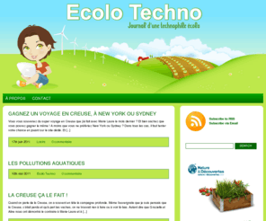 ecolo-techno.com: - Ecolo Techno
Mes astuces pour vivre le plus écolo et sainement possible sans toutefois sacrifier la technologie qui tient une place importante dans ma vie.