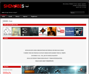 shinobis.com: Shinobis Web::Foro Rol
Shinobis es una comunidad en donde tenemos foro de rol basado naruto, pokemon, zombies entre otros y desarrollar tu personaje como lo quieras