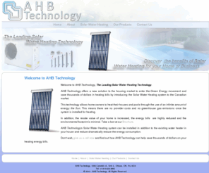 ahbtechnology.com: AHB Technology
AHB Technology offers the leading technology in solar water heating for homes and pools.