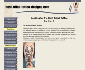 best-tribal-tattoo-designs.com: Tribal Tattoo, All Styles, Designs and Best Position
Searching for the best tribal tattoo for you?  It's Here...