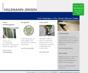 hillemann-jensen.dk: Glarmester Hillemann-Jensen - Forside
Glarmester Hillemann-Jensen laver alt fra forsikringssager, termoruder, indramning af billeder og meget mere.