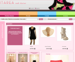itarea.hr: Web trgovina - Web shop - Moda - Odjeća - Obuća - Itarea web dućan
Web trgovina sa velikom ponudom moderne i atraktivne ženske odjeće i obuće - Itarea webshop