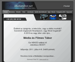 mediatabor.net: Médiatábor.net - Főoldal
