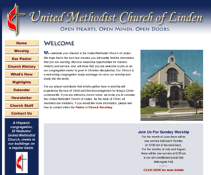 umclinden.org: United Methodist Church of Linden (New Jersey) - Welcome
The United Methodist Church of Linden is located in Linden, New Jersey. Our Church is a welcoming congregation ready and eager to carry our worship and study into the world.