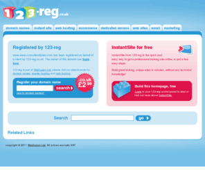 consultantbytes.com: Domain name registration & web hosting from 123-reg
Easy domain name registration with free homepage, including .co.uk, .com, & .eu domain names. Register your cheap domain names today.