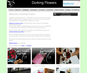 dorkingflowers.co.uk: Home | Dorking Flowers
Dorking Florist, Dorking Flowers 01306 876 776 delivering same day or next day to Dorking, Abinger, Coldharbour, Westcott, Brockham and the surrounding Dorking villages. Beautiful Bouquets delivered for every occasion. 