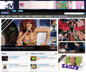 mtvbaltic.com: Music Videos, MTV Playlists, Reality TV, Artist News, Tours, Artist News, Contests | MTV European
Watch the latest Music Video from your favorite
artist. Get up to date Celebrity, Music News and Tour info. Watch
episodes of your favorite MTV Reality Show. Enter and Win Contests.