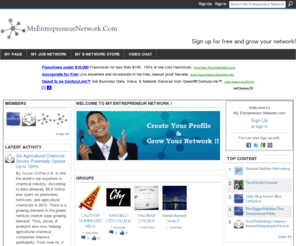 myentrepreneurnetwork.com: My Entrepreneur Network.com - Sign up for free and grow your network!
Network with entrepreneurs and inventors. Here you can locate and participate in partnerships, find a job or upload your business proposals.