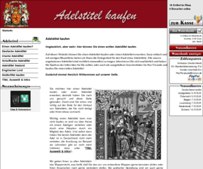 adelstitel-kaufen.com: Adelstitel | Adelstitel kaufen | Adelstitel erwerben
Sie möchten einen Adelstitel kaufen? Auf unserer Seite finden Sie eine große Auswahl an Adelstitel und viele Produkte wie Visitenkarten und Briefpapier. Besuchen Sie unseren Adelstitel Shop