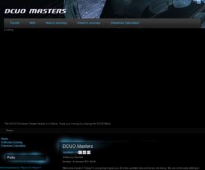dcuomasters.com: DCUO Masters
DCUO Masters! Online resource for DC Universe Online.
