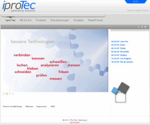 i-pro-tec.com: Willkommen auf der Startseite
Joomla! - dynamische Portal-Engine und Content-Management-System