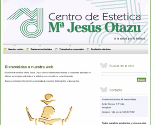 mariajesusotazu.es: Centro Estética Pamplona Maria Jesus Otazu
centro estética estetica pamplona facial corporal depilacion depilación sothys