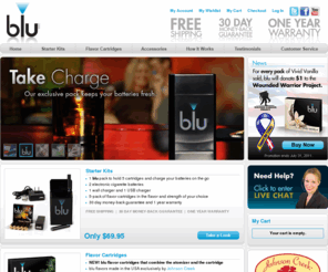 quecigarettes.com: Electronic Cigarette by blu E Cigarette -  Home
blu electronic cigarette looks and taste like a real cigarette. Make the switch to blu the smokeless e cigarette today. You can be smoke free with blu the most popular ecigarette.